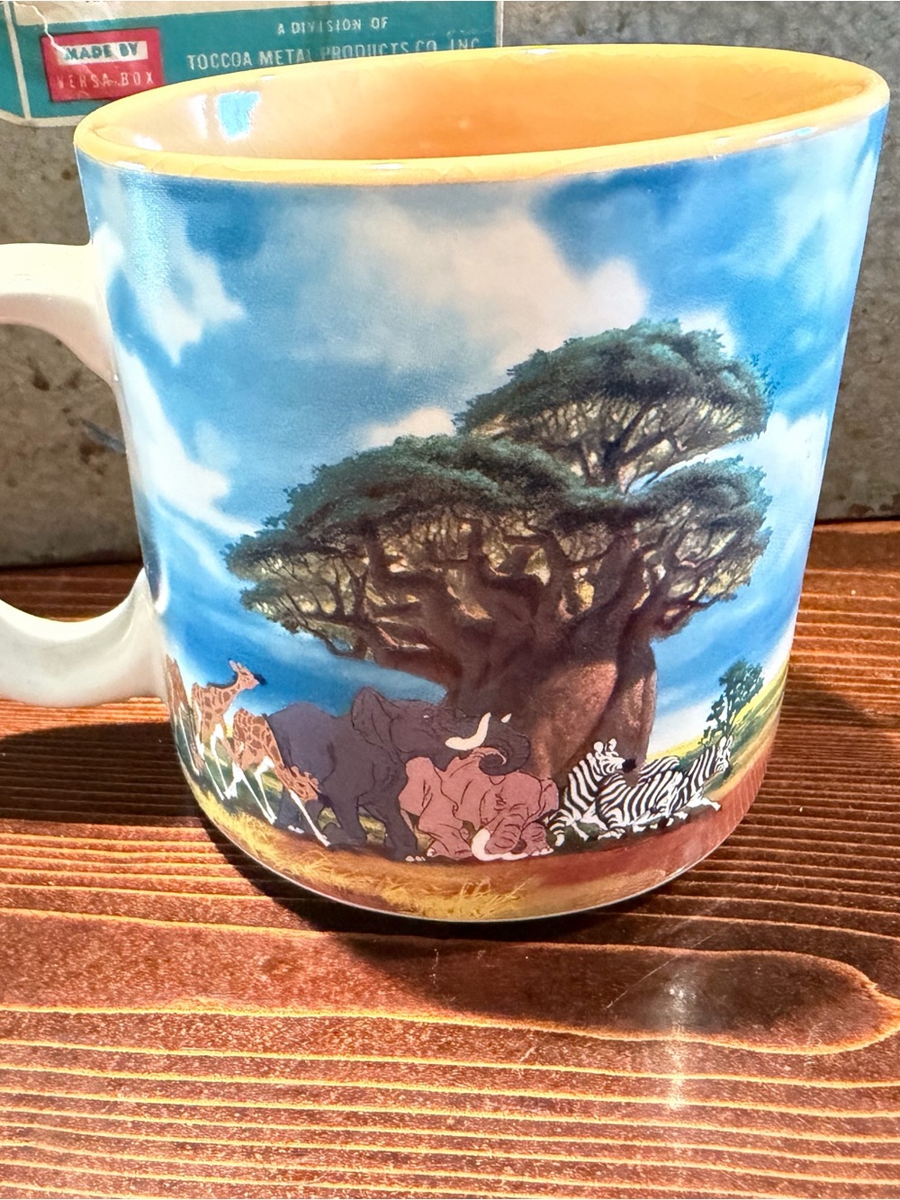 Disney Lion King Ceramic Mug in Blue and Orange - Picture 4 of 4
